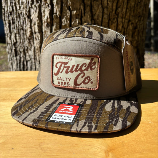 Truck Company Hat - Bottomland Camo 7 Panel