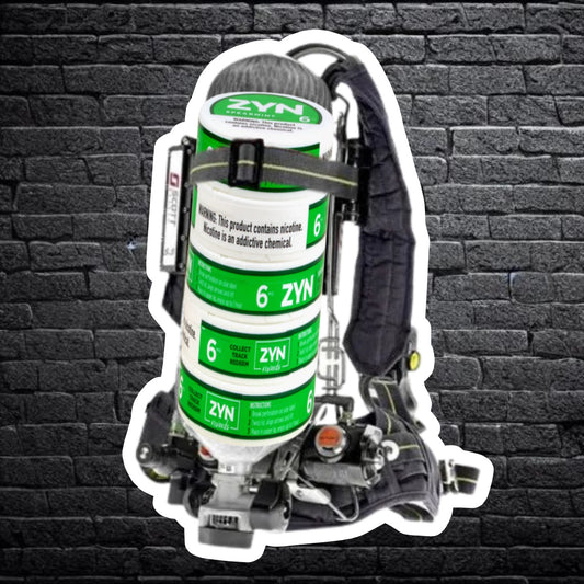 Spearmint ZYN SCBA Sticker